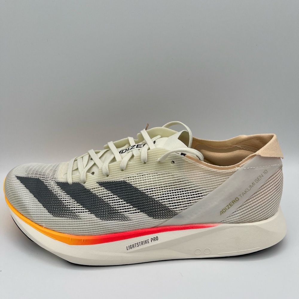 Adidas Adizero Takumi Sen 10 ‘Ivory Pack’ Women’s Running Shoes Size 8.5 IG8208